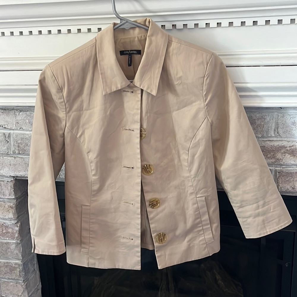 Khaki blazer- womens size 6